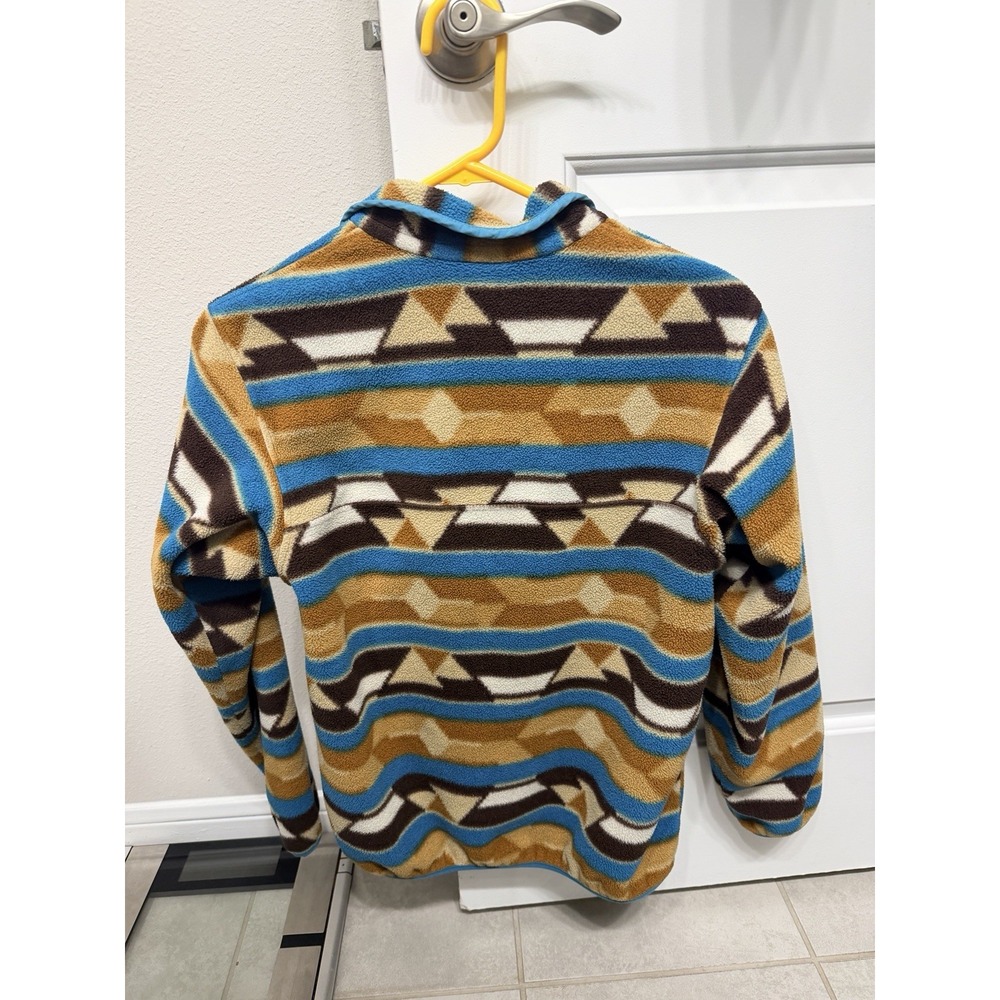 Patagonia Synchilla Snap-T Fleece Pullover Guatemalan Tango Aztec Womens Small - Picture 3 of 4